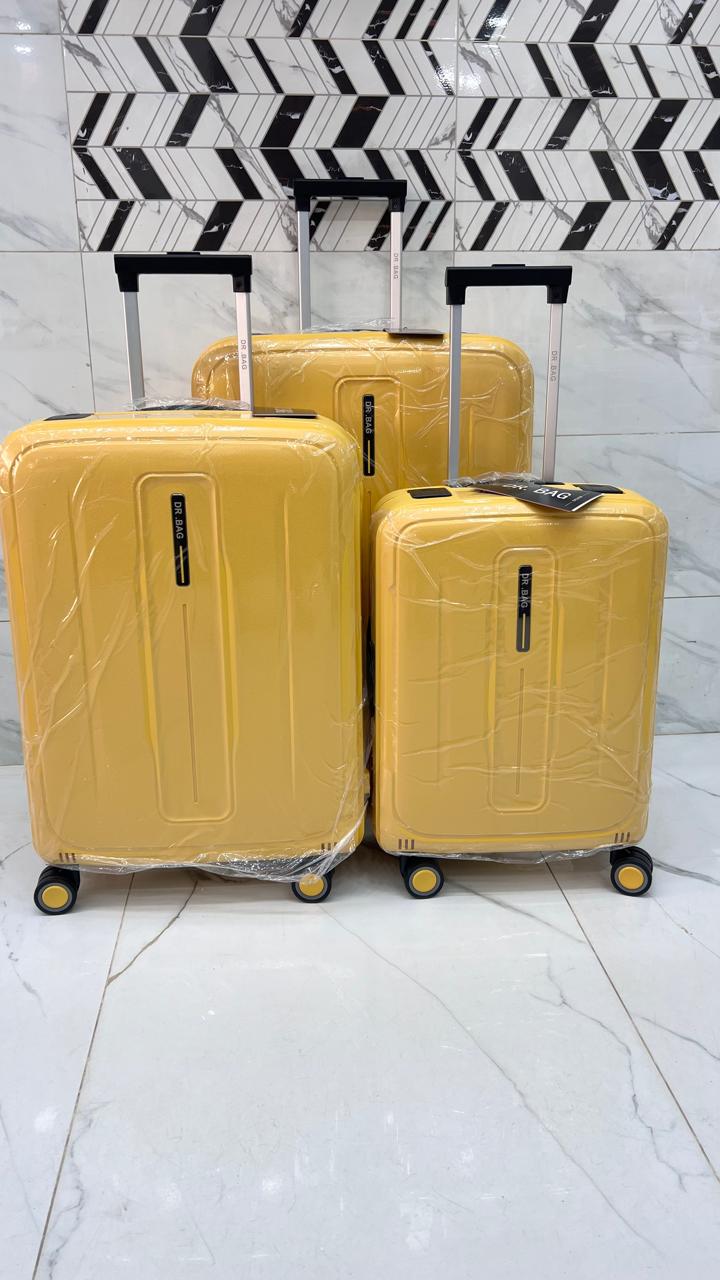 Imported Dr. Bag premium luggage bag with TSA locks without zip set of 3